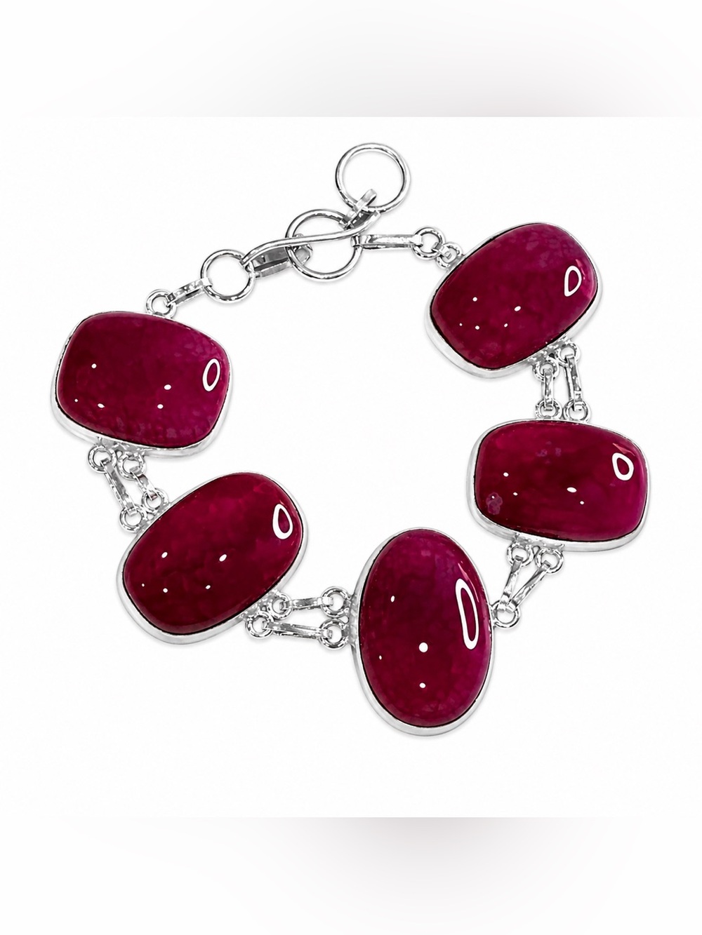 🆕 Vibrant Solar Agate Sterling Silver Statement Bracelet – Adjustable, Handmade